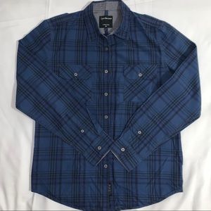 Calvin Klein blue plaid button down!